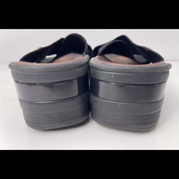 BZEES Desire Crisscross Platform Wedge Black Sandal Women’s Size 6.5M. - Picture 6 of 15